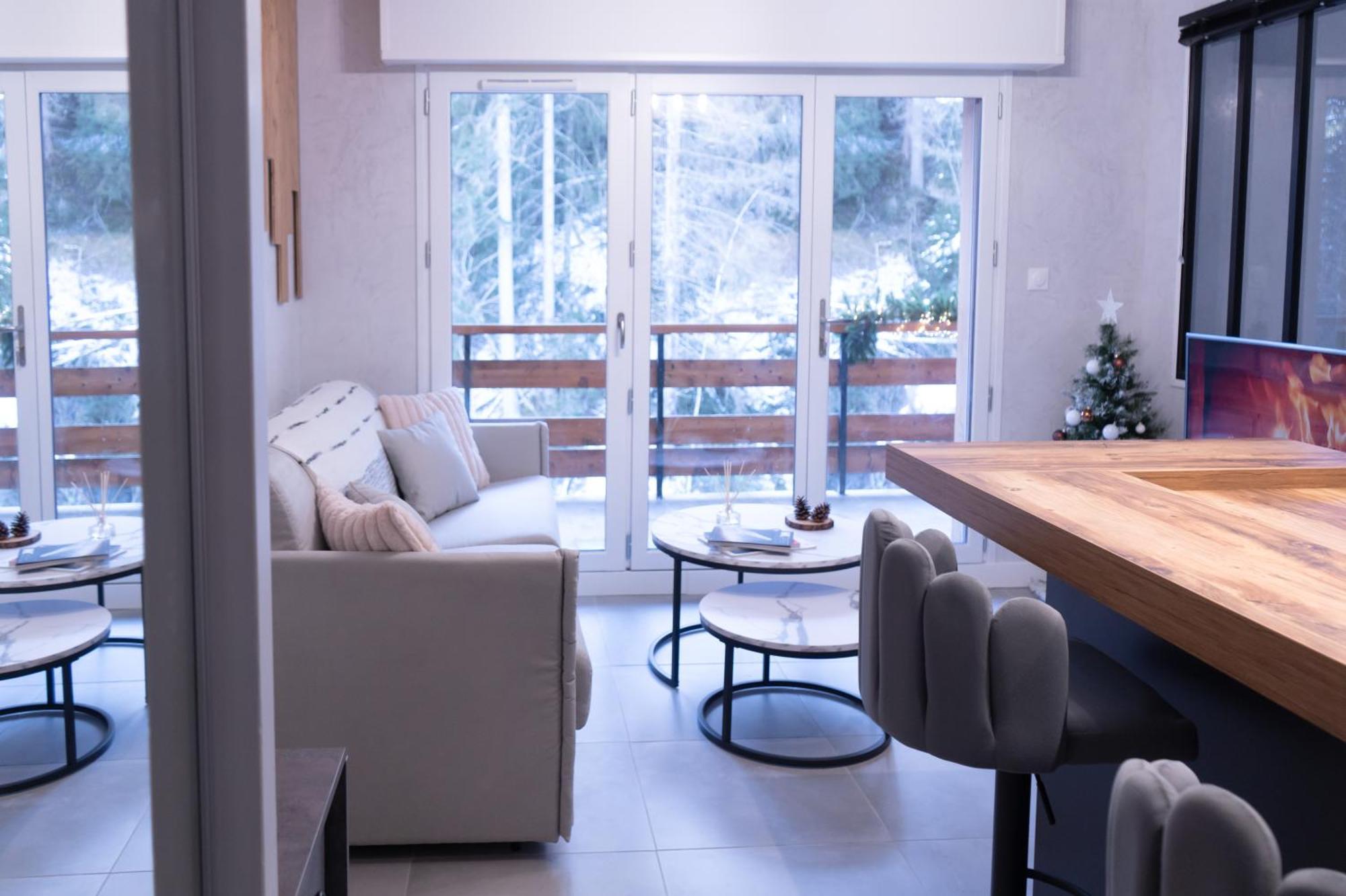 Apartment Au Loup Blanc Avec Vue Mont Blanc