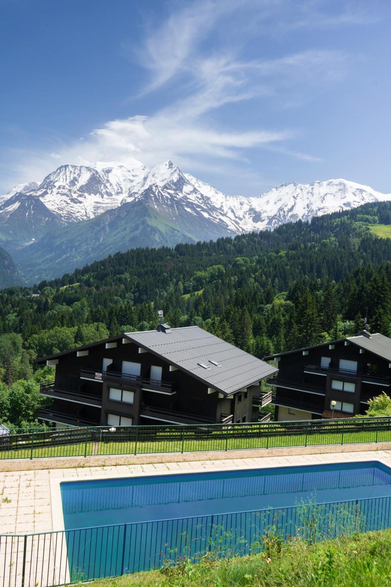 Au Loup Blanc Avec Vue Mont Blanc Saint-Gervais-les-Bains